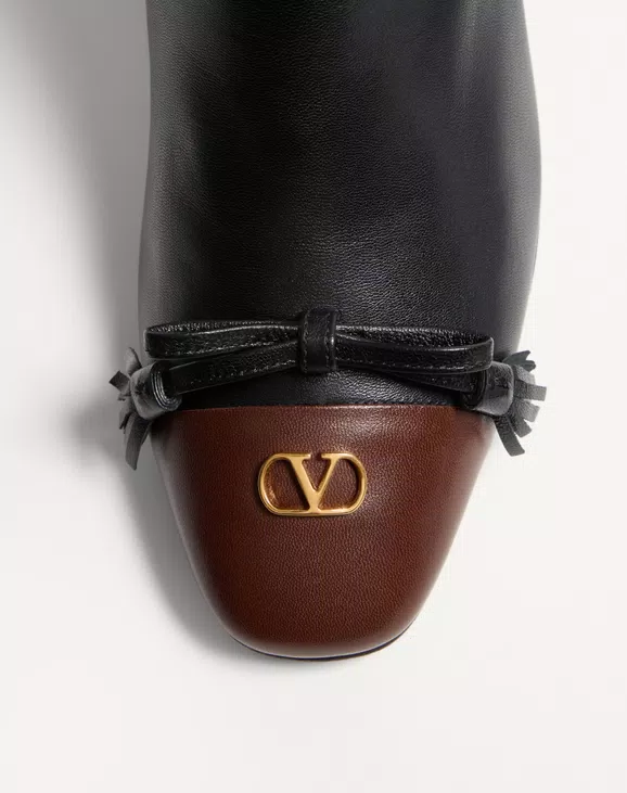 Valentino Valet Du Roi Kidskin Leather Ankle Boot 60Mm - Image 3